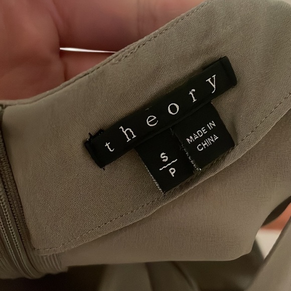 Theory Silk Peplum Blouse - Picture 4 of 4